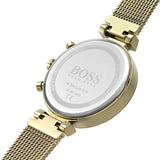 Hugo Boss Flawless White Dial Gold Mesh Bracelet Watch for Women - 1502552 Authentic Buy Shop Now