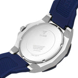 Guess Genesis Multi Function Analog Blue Dial Blue Rubber Strap Watch For Men - W1254G1 Authentic Buy Shop Now