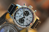Breitling Top Time B01 Triumph Blue Dial Black Leather Strap Watch for Men - AB01764A1C1X1 Authentic Buy Shop Now