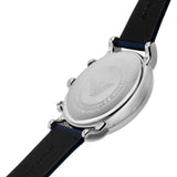 Emporio Armani Luigi Chronograph Blue Dial Blue Leather Strap Watch For Men - AR11451 Authentic Buy Shop Now