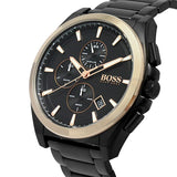 Hugo Boss Grandmaster Black Dial Black Steel Strap Watch for Men - 1513885 Authentic Buy Shop Now
