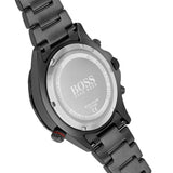 Hugo Boss Globetrotter Black Dial Black Steel Strap Watch for Men - 1513825 Authentic Buy Shop Now