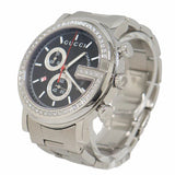 Gucci G Chrono Diamonds Black Dial Silver Steel Strap Watch For Men - YA101324 Authentic Buy Shop Now
