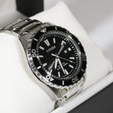 Citizen Promaster Diver Chronograph Black Dial Silver Steel Strap Watch For Men - BN0190-82E Authentic Buy Shop Now