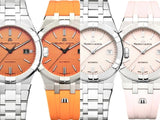 Maurice Lacroix Aikon Limited Edition Automatic Date Orange Dial Silver Steel Strap Watch For Men - AI6008-SS00F-530-1 Authentic Buy Shop Now