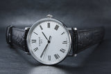 Tissot Everytime Medium White Dial Black Leather Strap Watch For Men - T109.410.16.033.01 Authentic Buy Shop Now