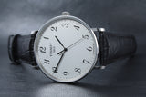 Tissot Everytime Large White Dial Black Leather Strap Watch For Men - T109.610.16.032.00 Authentic Buy Shop Now