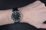 Tissot Everytime Medium Black Dial Black Leather Strap Watch For Men - T109.410.16.053.00 Authentic Buy Shop Now