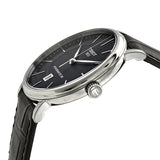 Tissot Carson Premium Powermatic 80 Black Dial Black Leather Strap Watch For Men - T122.407.16.051.00 Authentic Buy Shop Now