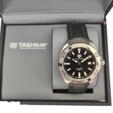 Tag Heuer Aquaracer Quartz Black Dial Black Rubber Strap Watch for Men - WBD1110.FT8021 Authentic Buy Shop Now