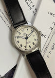 IWC Pilot's Watch Mark XVIII White Dial Black Leather Strap Watch for Men - IW327002 Authentic Buy Shop Now