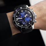 Tissot Seastar 1000 Chronograph Blue Dial Black Rubber Strap Watch For Men - T120.417.17.041.00 Authentic Buy Shop Now