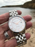 Calvin Klein Infinity Silver Dial Silver Steel Strap Watch for Men - K5S34B46 Authentic Buy Shop Now