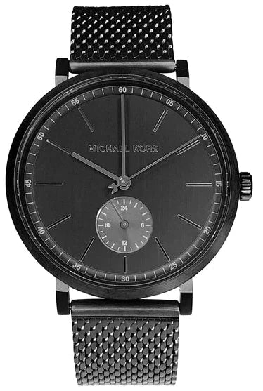 Michael Kors Irving Quartz Black Dial Black Mesh Bracelet Watch For Men - MK8742 Authentic Buy Shop Now