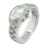 Michael Kors Mini Bradshaw Crystals Silver Dial Silver Steel Strap Watch For Women - MK6454 Authentic Buy Shop Now