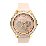 Michael Kors Quartz Pink Dial Pink Silicone Strap Watch For Women - MK6946 Authentic Buy Shop Now