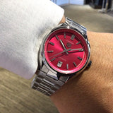 Tag Heuer Carrera Date Automatic 18K Pink Dial Silver Steel Strap Watch for Women - WBN2313.BA0001 Authentic Buy Shop Now