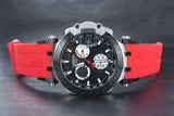 Tissot T Race Chronograph Black Dial Red Silicone Strap Watch For Men - T115.417.27.051.00 Authentic Buy Shop Now