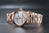 Tissot T Wave T Lady Mother of Pearl Dial Rose Gold Steel Strap Watch For Women - T112.210.33.111.00 Authentic Buy Shop Now
