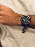 Hugo Boss Grandmaster Black Dial Black Steel Strap Watch for Men - 1513885 Authentic Buy Shop Now