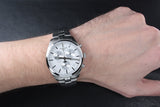 Tissot T Classic PR 100 Chronograph Silver Dial Silver Steel Strap Watch For Men - T101.417.11.031.00 Authentic Buy Shop Now