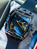 Guess Legend Analog Black Dial Black Rubber Strap Watch For Men - GW0648G1 Authentic Buy Shop Now