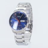 Mido Commander II Automatic Chronometer Blue Dial Silver Steel Strap Watch For Men - M021.431.11.041.00 Authentic Buy Shop Now