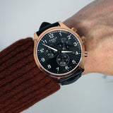 Tissot Chrono XL Black Dial Brown Leather Strap Watch For Men - T116.617.36.057.01 Authentic Buy Shop Now