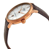 Tissot Carson Premium Powermatic 80 White Dial Brown Leather Strap Watch For Men - T122.407.36.031.00 Authentic Buy Shop Now