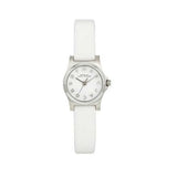 Marc Jacobs Henry Dinky White Dial White Leather Strap Watch for Women - MBM1234 Authentic Buy Shop Now