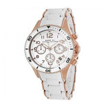 Marc Jacobs Rock Chronograph White Dial White Silicone Strap Watch for Women - MBM2547 Authentic Buy Shop Now