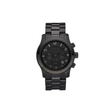 Michael Kors Runway Chronograph Black Dial Black Steel Strap Watch for Men - MK8157 Authentic Buy Shop Now