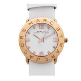 Marc Jacobs Amy White Dial White Leather Strap Watch for Women - MBM1180 Authentic Buy Shop Now