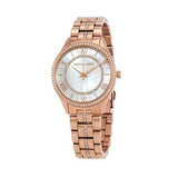 Michael Kors Lauryn Mother of Pearl Dial Rose Gold Steel Strap Watch for Women - MK3716 Authentic Buy Shop Now