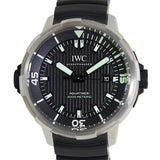 IWC Aquatimer Automatic 2000 Black Dial Black Rubber Strap Watch for Men - IW358002 Authentic Buy Shop Now