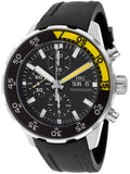 IWC Aquatimer Automatic Chronograph Black Dial Black Rubber Strap Watch for Men - IW376709 Authentic Buy Shop Now