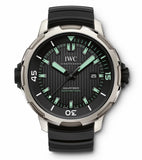 IWC Aquatimer Automatic 2000 Black Dial Black Rubber Strap Watch for Men - IW358002 Authentic Buy Shop Now