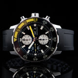 IWC Aquatimer Automatic Chronograph Black Dial Black Rubber Strap Watch for Men - IW376709 Authentic Buy Shop Now