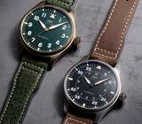 IWC Pilot's Watch Mark XVIII 40mm Black Dial Brown Leather Strap Watch for Men - IW327006 Authentic Buy Shop Now
