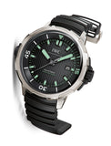 IWC Aquatimer Automatic 2000 Black Dial Black Rubber Strap Watch for Men - IW358002 Authentic Buy Shop Now