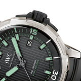 IWC Aquatimer Automatic 2000 Black Dial Black Rubber Strap Watch for Men - IW358002 Authentic Buy Shop Now