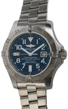 Breitling Aeromarine Avenger Seawolf 45mm Blue Dial Stainless Steel Mens Watch - A1733110/C756 Authentic Buy Shop Now