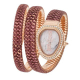 Just Cavalli Glam Snake White Dial Multicolor Steel Strap Watch for Women - JC1L163M0275 Authentic Buy Shop Now