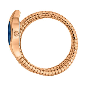 Just Cavalli Ravenna Blue Dial Rose Gold Steel Strap Watch for Women - JC1L271M0045 Authentic Buy Shop Now
