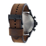 Fossil Nate Chronograph Brown Dial Brown Leather Strap Watch for Men - JR1487 Authentic Buy Shop Now