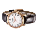 Tissot T Classic Carson Powermatic 80 White Dial Brown Leather Strap Watch for Men - T085.407.36.013.00 Authentic Buy Shop Now