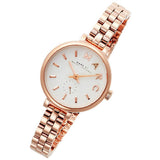Marc Jacobs Sally White Dial Rose Gold Steel Strap Watch for Women - MBM8643 Authentic Buy Shop Now