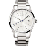 Calvin Klein Bold Silver Dial Silver Steel Strap Watch for Men - K2246120 Authentic Buy Shop Now