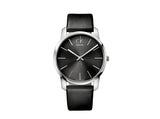 Calvin Klein City Grey Dial Black Leather Strap Watch For Men - K2G21107 Authentic Buy Shop Now