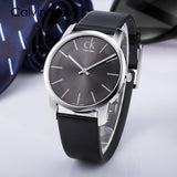 Calvin Klein City Grey Dial Black Leather Strap Watch For Men - K2G21107 Authentic Buy Shop Now